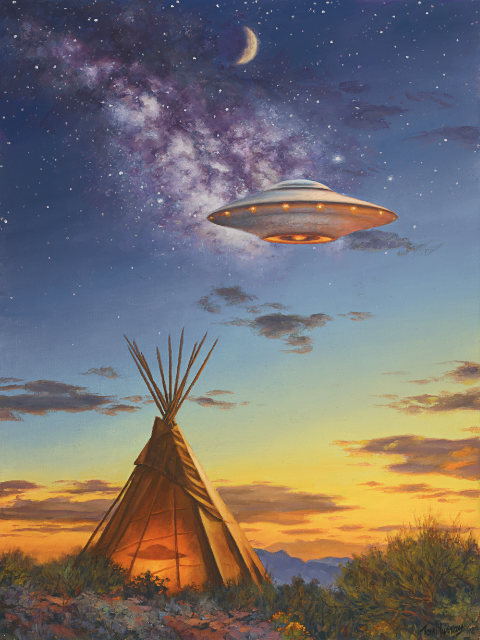 A Crack Between The Worlds 16x12 SOLD!