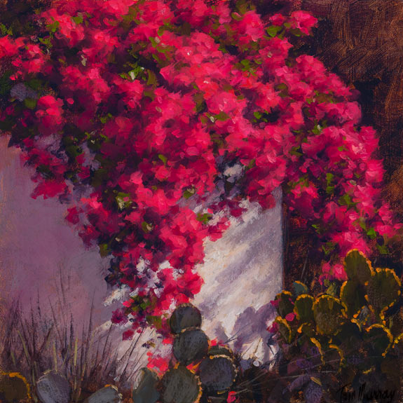 Blooming Bougainvillea 6x6 SOLD!