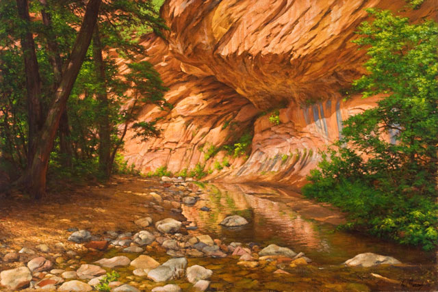 Reflectons On West Fork 16x24