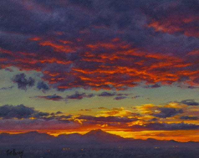 Tucson Sunset 8x10 SOLD!