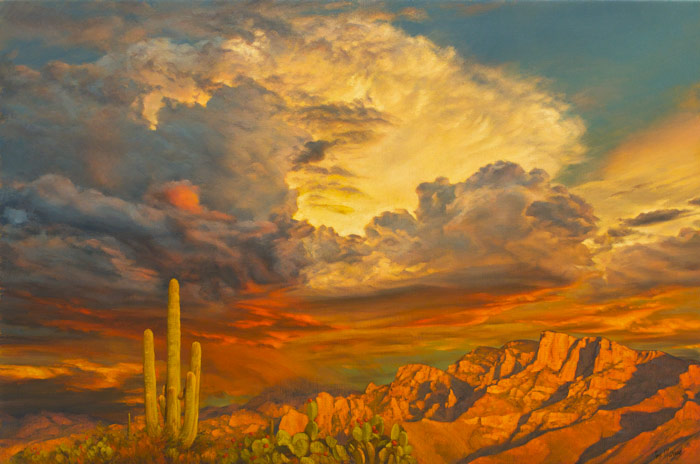 Storm Over Pusch Ridge 20x30 SOLD!