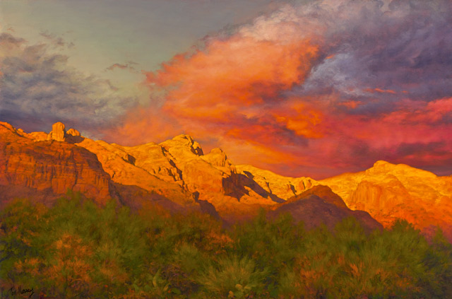 At The Gates Of Evening 20x30 SOLD!