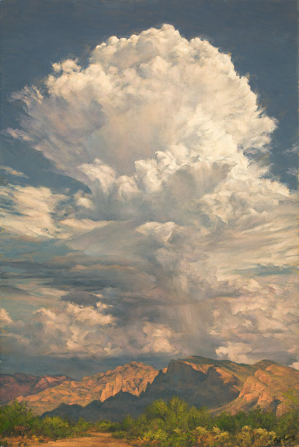 Tall Cloud Over Pusch Ridge 24x16 SOLD!