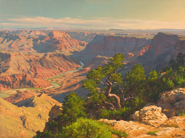 View From The East Rim 18x24 SOLD!